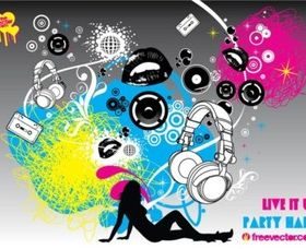 Party Flyer Graphics vectors graphics