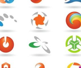 Colorful Vivid Logo vector