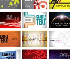 Cards Vivid Templates vector