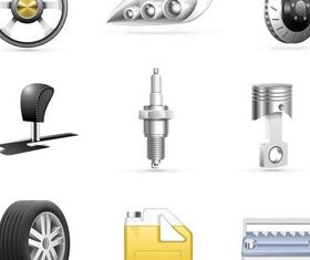 Modern Auto Parts vector design