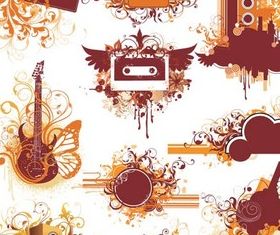 Design Music Elements design vectors