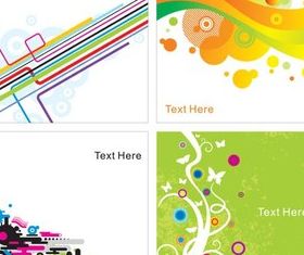 Creative Color Backgrounds creative vector