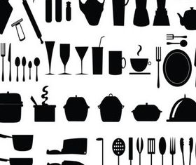 Kitchen Appliances Templates vector material