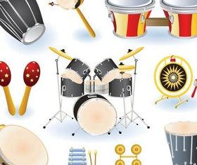 Style Drums vector graphics