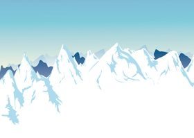Snow Mountain background design vectors