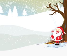 Santwinter background vector
