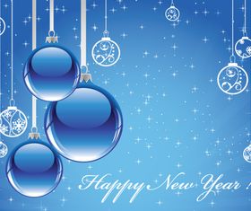 Glass christmas ball background 1 creative vector