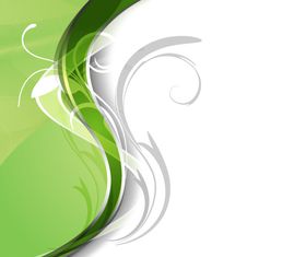 Floral dynamic background 2 vector