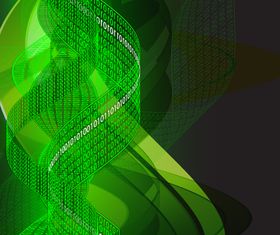 Dynamic number background Illustration vector