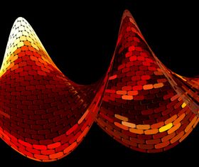 Neon dynamic background 2 vector