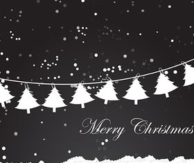 Christmas Winter Background vectors graphics