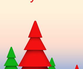Xmas Trees Background vector