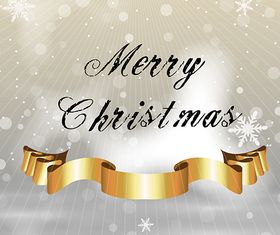 Christmas ribbon Background vectors material
