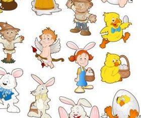 Cartoon Characters 2 vector