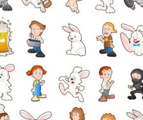 Cartoon Characters 3 vector