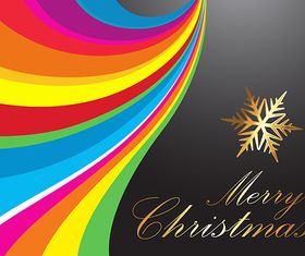 Colorful Christmas Background vector