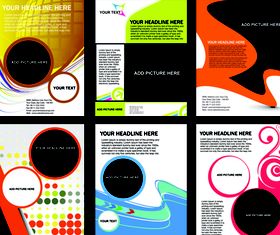 Abstract brochure cover vector