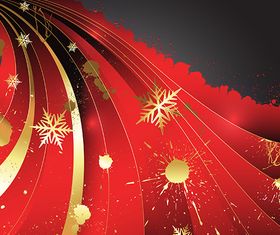 Golden Ornamental Paint Splash vector