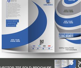 Tri Fold brochure cover 1 vector graphic