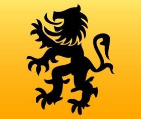 Lion Silhouette vectors graphics