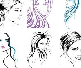 Beautiful Girls free vector graphics