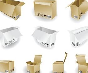 Packing Boxes vector