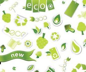 Eco Tags vector