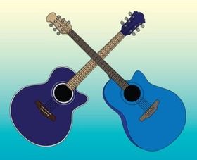 Acoustic Guitars vector