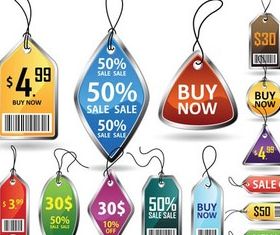 Sale Stickers vector