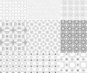 Light Floral Patterns vector