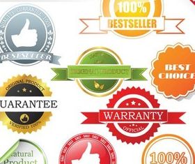 Sale Labels free set vector