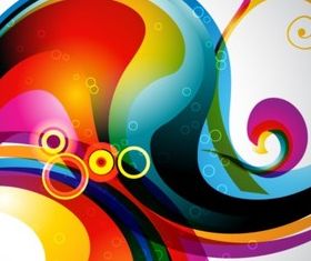 Fashion color background vector design