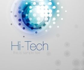 Blue water design elements background vector