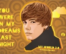 Justin Bieber vector