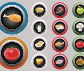Food Icons vector set