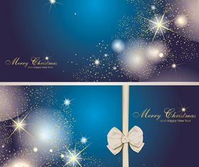 Star christmas banner 2 vector