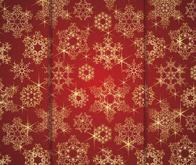 Snow pattern background 1 vector