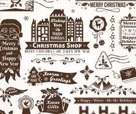 Christmas Elements 2 design vector
