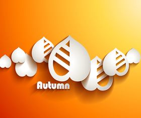 Autumn background 3 creative vectors