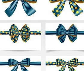 Shiny Stylish Bows vectors