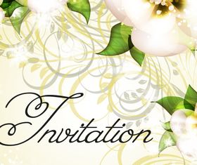 Flower background vector