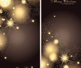 Christmas glisten banner 1 vector
