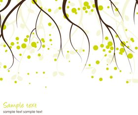 Autumn tree background 4 shiny vector
