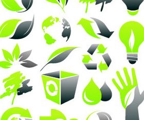 Eco Green Icons 11 vectors