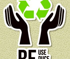 Eco background vector