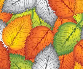 Leafs pattern 1 vector