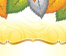 Leafs background 2 vector