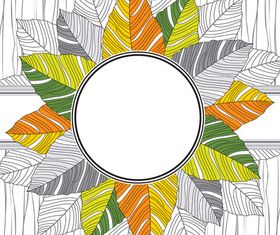 Leafs background 3 vector