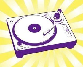 Free Turntable vector