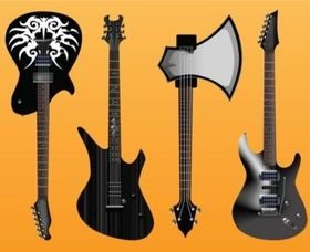 Electric Guitars Freebies vector